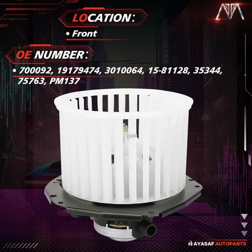 Vista 3 de MAYASAF 700092 Conjunto de motor ventilador HVAC compatible con Chevy Astro/Blazer/Corvette/Camaro, para GMC Safari/Sonoma/Jimmy, para Buick