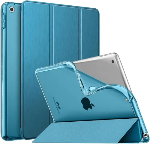 Vista 29 de MoKo Funda para Nuevo iPad de 9ª/8ª/7ª generación (2021/2020/2019), TPU suave translúcido esmerilado, carcasa trasera delgada, funda protectora