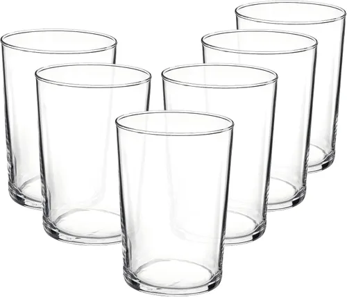 Vista 9 de Bormioli Rocco Bodega Collection - Juego de 12 vasos medianos de 12 onzas para agua, bebidas y cócteles, vasos de vidrio templado transparente de 12