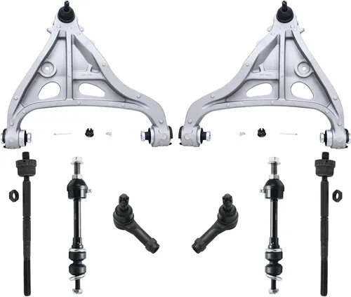 Vista 119 de Detroit Axle - Kit de brazos de control de extremo de 8 piezas para Toyota 2001-2003 Highlander 2002-2003 Camry Lexus ES300, 2 brazos de control