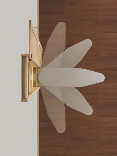 Vista 2 de Nueva Hide Away Sup400 - Tabla de planchar empotrada de madera de la serie Suprema