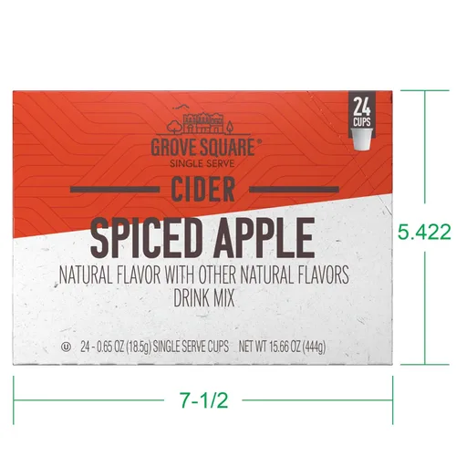 Vista 5 de Grove Square Sidra en Cápsulas, Paquete Variado, Una porción (Paquete de 24) (El empaque puede variar)