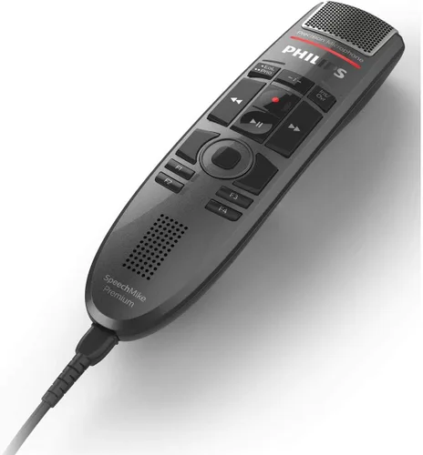 Vista 5 de PHILIPS SMP3700 SpeechMike Premium Touch Precision USB Micrófono - Operación de botón. Reemplazo PowerMic