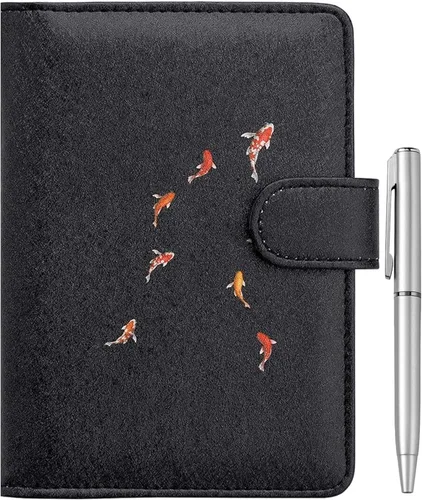 WALNEW - Soporte para pasaporte para viajes, cartera con funda RFID para pasaporte para mujeres y hombres, estuche de PU de piel sintética para