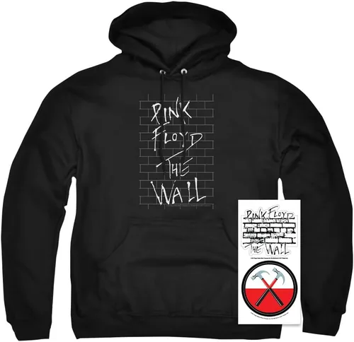 Vista 2 de Pink Floyd The Wall Album Rock Band - Sudadera con capucha negra