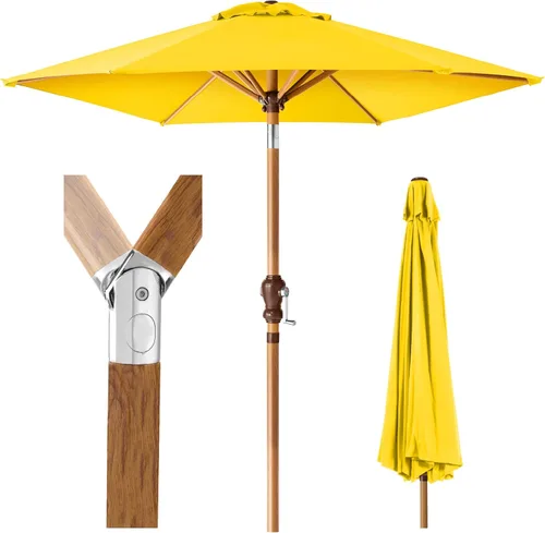 Vista 31 de Best Choice Products 10ft Outdoor Table Compatible Steel Polyester Market Patio Umbrella w/Crank and Easy Push Button Tilt