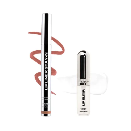 Vista 20 de Sacheu Lip Liner STAY-N Peel Off Lip Stain — Tinte labial impermeable de larga duración con ácido hialurónico y vitamina E — Acabado mate a prueba