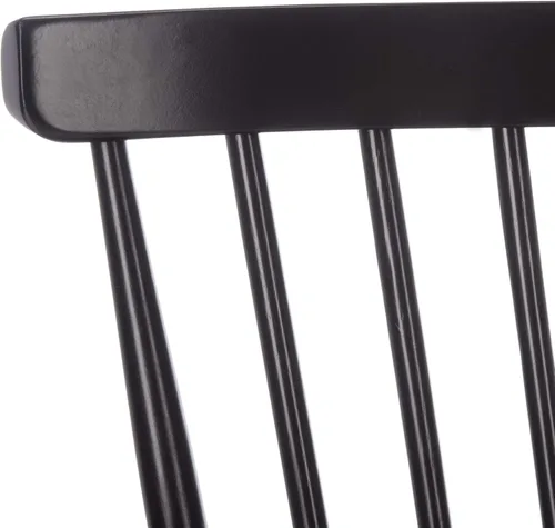 Vista 14 de SAFAVIEH Colección Home – Banco de dos plazas de madera maciza negra Addison, sofá de dos plazas para entrada, sala de estar o comedor (AMH8513A)