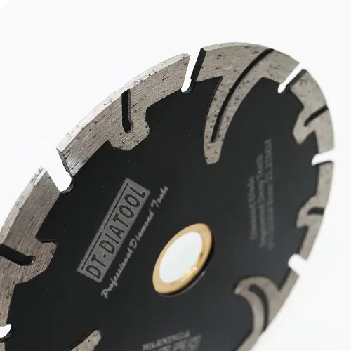 Vista 7 de DT-DIATOOL Hoja de diamante de 4-1/2 pulgadas para piedra de granito, hormigón, mármol, disco de corte prensado en caliente con segmento protector