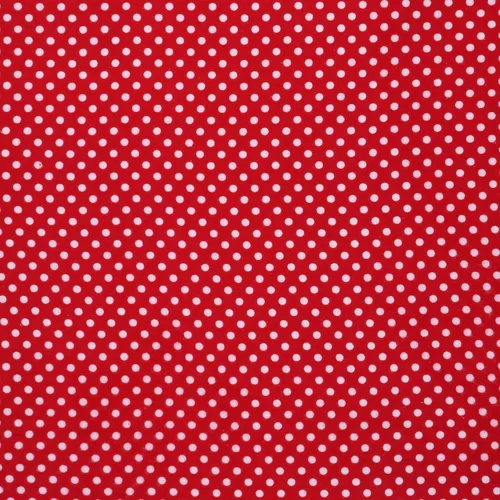 Vista 17 de Mook Fabrics Franela PRT Polka Dot, corte negro/blanco por The Yard