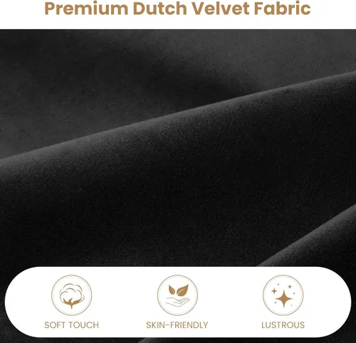 Vista 3 de SHA CERLIN Marco de cama tamaño queen, cama de plataforma tapizada en terciopelo holandés, cabecera ajustable con canales verticales acolchados