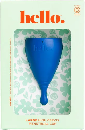 Cup High Cervix Menstrual Cup | Galardonada alternativa reutilizable suave flexible a almohadillas y tampones | Higiene femenina sostenible | A