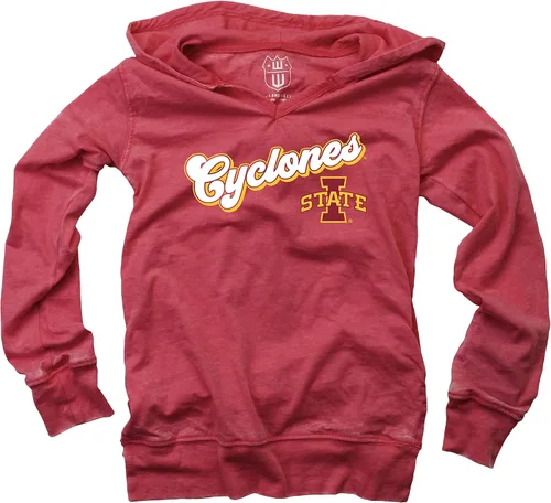 Vista 46 de Wes and Willy NCAA Camiseta con Capucha de Cuello en V para Niñas