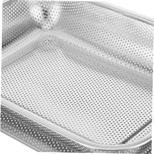Vista 3 de 1 juego de cestas colador de alimentos contenedores airfryer bandeja para freír con cesta cesta de freidora cesta de freír profunda cesta de freír