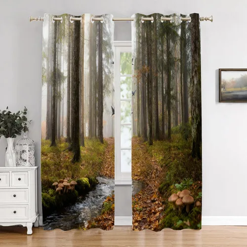 Vista 121 de Cortinas opacas de mármol abstracto blanco y gris para ventanas, cenefas opacas de poliéster multicapa para cocina, paquete de 2 unidades, 26 x 24