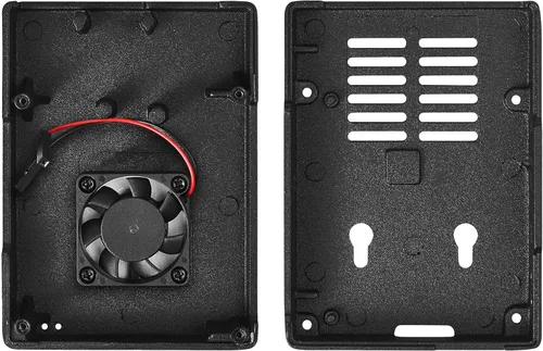 Vista 9 de Vilros Raspberry Pi 4 Kit básico de inicio de 4 GB con carcasa de aleación de aluminio resistente refrigerada por ventilador