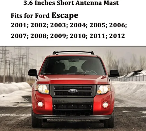 Vista 3 de AMFRNE Antena de corto rendimiento para Ford Escape 2001-2012, Mazda Tribute 2001-2011, Mercury Mariner 2004-2010, accesorios de antena de radio