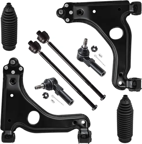 Vista 57 de Detroit Axle - Kit de brazos de control de extremo de 8 piezas para Toyota 2001-2003 Highlander 2002-2003 Camry Lexus ES300, 2 brazos de control