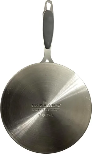 Vista 3 de David Burke Gourmet Pro Stature EZ Strain Cookware (sartén de 2.5 cuartos de galón)