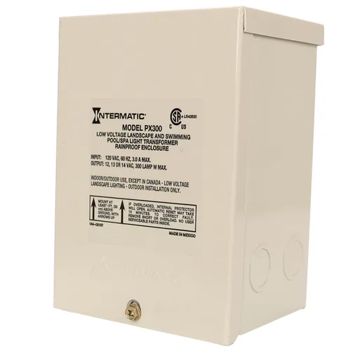 Vista 10 de Luz para alberca Intermatic PX100 de 100 voltios. Transformador de seguridad, color beige., 100 vatios, Beige