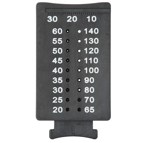 Gutta Percha Cutter Regla de medición Endodontic Span Medida Escala Herramienta Dental