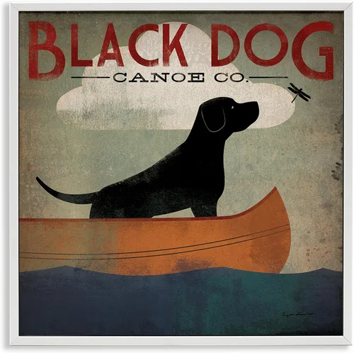 Vista 23 de Stupell Industries Retrato abstracto de perro enmarcado Giclée por Irena Orlov