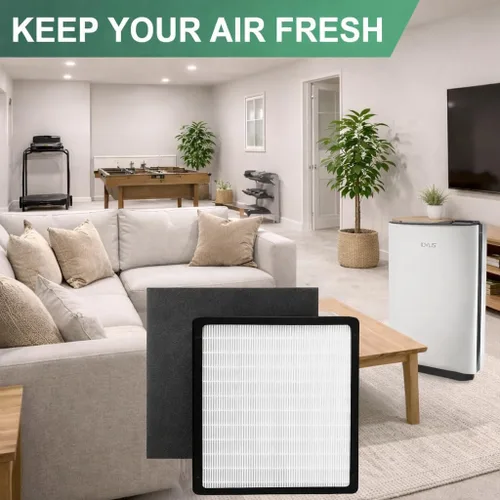 Vista 8 de Replacement Filter D Compatible with AC-2123 Air Purifier, Fits IAP-10-280, IAP10280, IAF-H-100D, AC-2118, Air Filter 1 Pack