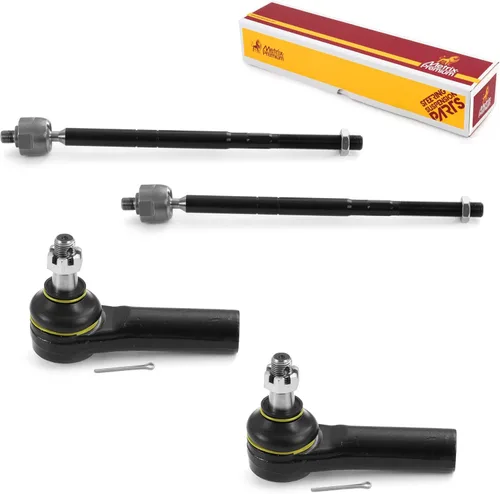 Vista 169 de Metrix Premium Chassis Parts - Kit de 4 piezas de extremos de barra de acoplamiento frontal exterior e interior compatible con Nissan Pathfinder