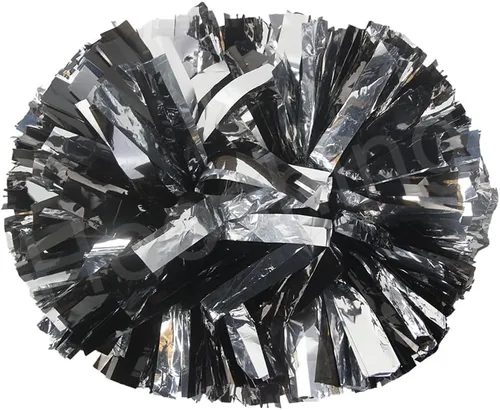 Vista 11 de Hooshing 2 piezas Pompones de animadora profesionales con mango de bastón (sin cordón de sujeción) para equipo de animadoras, deportes