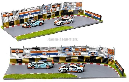 American Diorama Diorama de petróleo del golfo con calcomanías para modelos a escala 1/64 76533