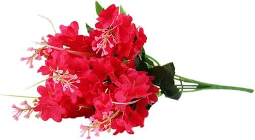 Vista 11 de ECYC Ltd Ramo de flores artificiales de jacinto de 13.78 pulgadas, flores de jacinto de seda con tallo de jacinto sintético para decoración de boda