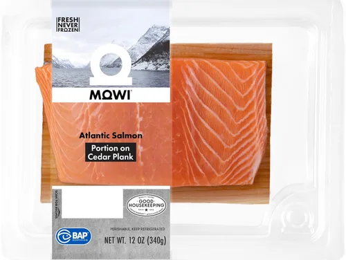 Vista 14 de MOWI Salmón del Atlántico Esencial, Skin-On, Responsable Farm-Raised, 12 oz