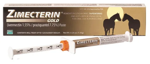 MERIAL INC -EQUINE WORMER 6001120 ZIMECTERIN ORO EQUINE DESPARATORIO