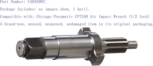 Vista 4 de CA045907 Yunque para Chicago Llave de impacto neumática CP734H neumática (1/2 pulgada)