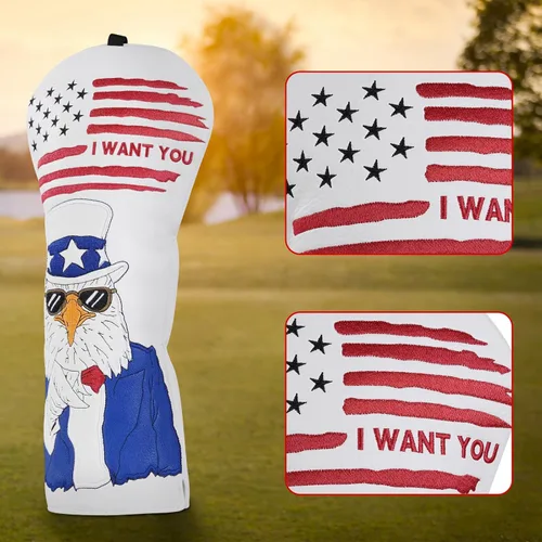 Vista 5 de Cubierta para cabeza de conductor de golf, fundas para cabezas de golf para maderas y conductores, se adapta a Taylormade Titleist Callaway