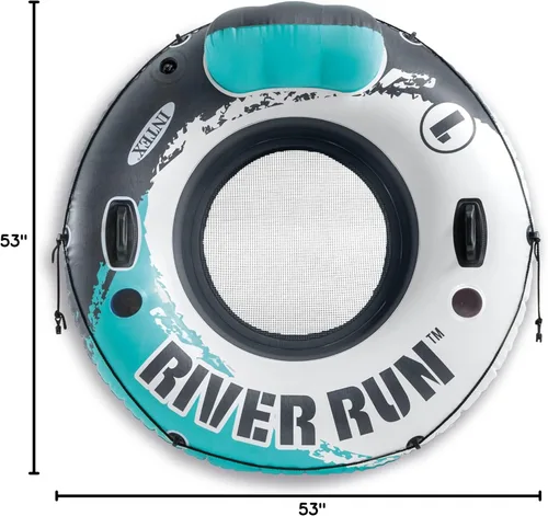 Vista 10 de Intex River Run - Tubos de agua flotantes inflables individuales para lago, paquete de 3, multicolor