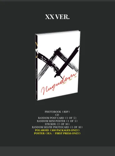 Vista 2 de CRAXY XX 4º Mini álbum XX Ver. K-POP SELLADO