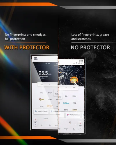 Vista 2 de CDEFG Protector de pantalla para Ford Edge 2024 2023 2023 2021 (SEL/ST-Line/Titanio/ST) 2024, pantalla táctil de infoentretenimiento para accesorios