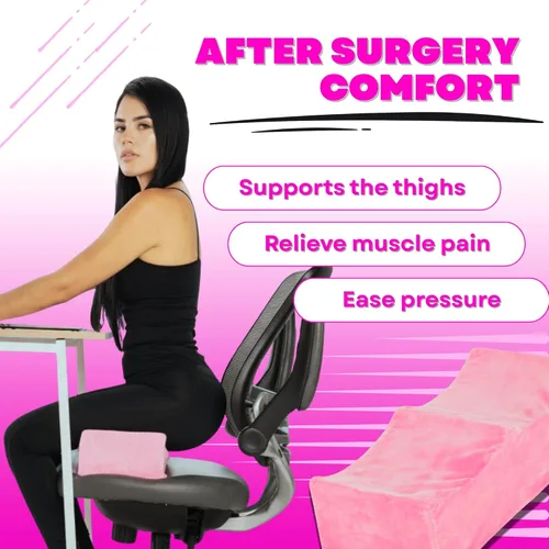 Vista 4 de BBL - Almohada patentada, cojín trasero con elevador de asiento de inodoro BBL, orinal femenino BBL Kit de suministros postcirugía, Cojin BBL