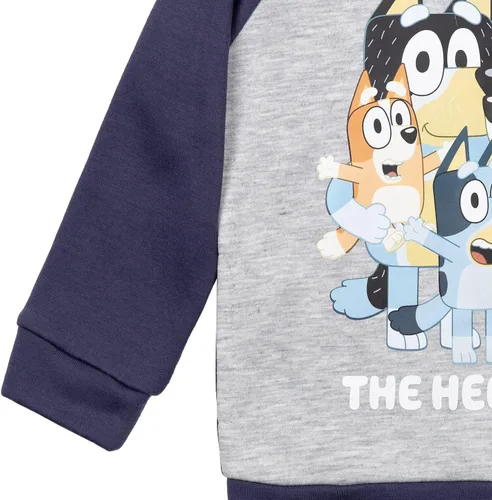 Vista 6 de Bluey Mom Dad Bingo Fleece Sudadera con capucha para niños pequeños a niños grandes