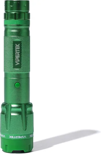 Vista 4 de VIPERTEK VTS-T03 Aluminum Series 999,000,000 pistola paralizante de alta potencia, recargable, con linterna LED táctica, color verde