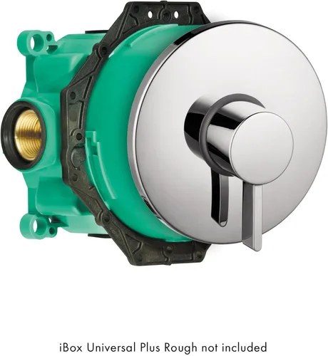 Vista 3 de hansgrohe Ecostat 04233820 - Moderna válvula de ducha con equilibrio de presión en níquel cepillado