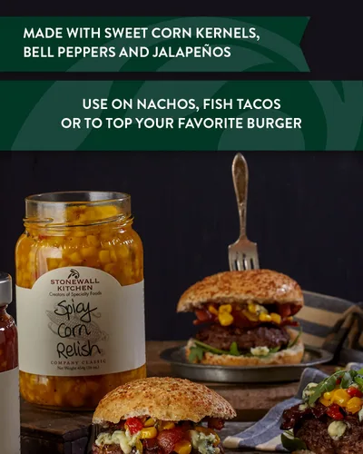 Vista 3 de Stonewall Kitchen Spicy Corn Relish, 16 onzas (paquete de 2)