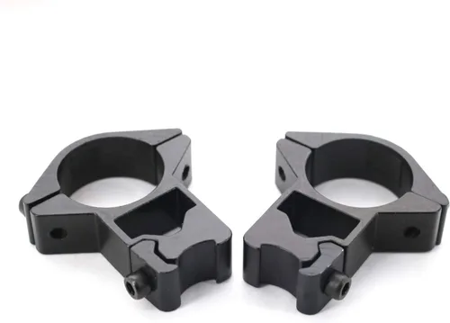 Vista 3 de DEVMO Clip de cola de milano QQ, clip QQ, 1 pulgada de diámetro, 0.394 in, 3/8 pulgadas, perfil alto, transparente, montaje en anillo de cola