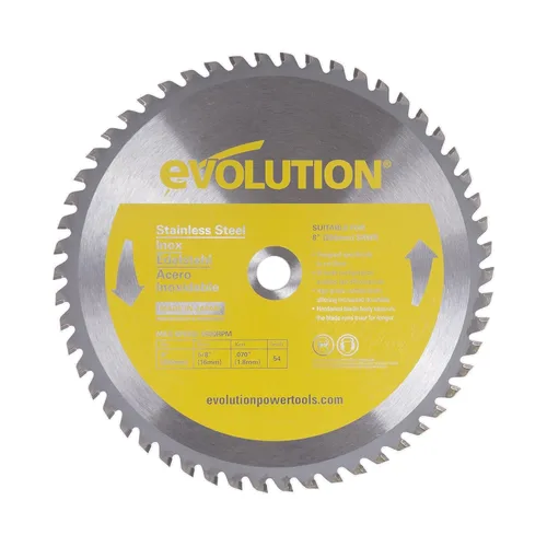 Vista 19 de Evolution Power Tools 230BLADETS - Cuchilla de corte de acero fina, 9 pulgadas x 68 dientes, color azul