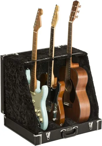 Vista 2 de Fender Classic Series Soporte para Estuches, 3 Guitarras, Negro