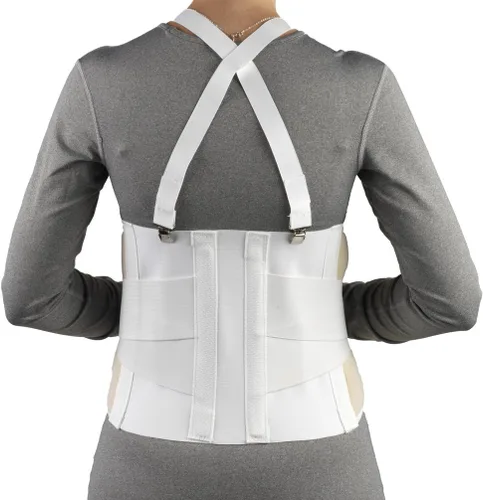 Vista 10 de CHAMPION Soporte abdominal industrial para la espalda, negro, talla XS