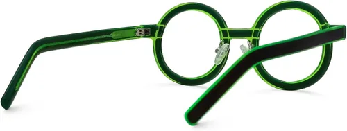 Vista 6 de VOOGLAM Gafas de bloqueo de luz azul de marco redondo, gafas negras de moda para mujer, antifatiga ocular y UV