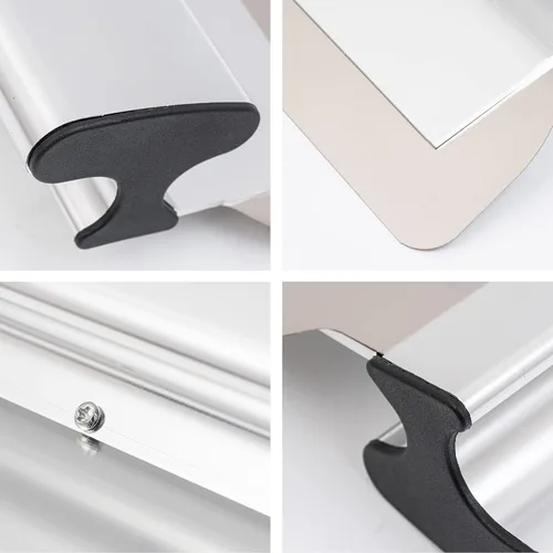 Vista 2 de BHTOP Herramientas para paneles de yeso Hoja de raspado con mango de extensión, cuchillas de 7 pulgadas, 10 pulgadas, 14 pulgadas, 16 pulgadas y 24