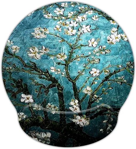 Vista 11 de Alfombrilla de cuero para mouse con soporte de muñeca de espuma viscoelástica ergonómica, ligera, antideslizante, para oficina, juegos, computadora